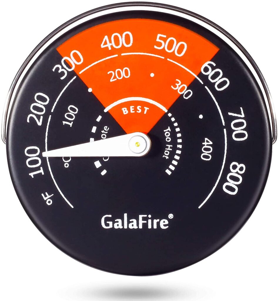 galafire magnetic stove thermometer